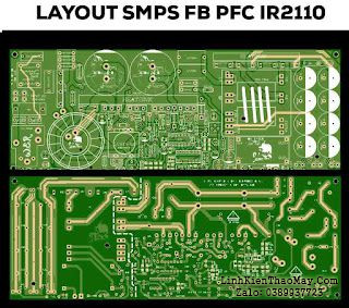 PCB LayoutNguồn xung SMPS 2000Watt power supply switching