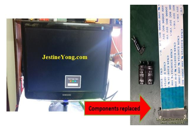cách khắc phục và sửa chữa màn hình LCD samsung