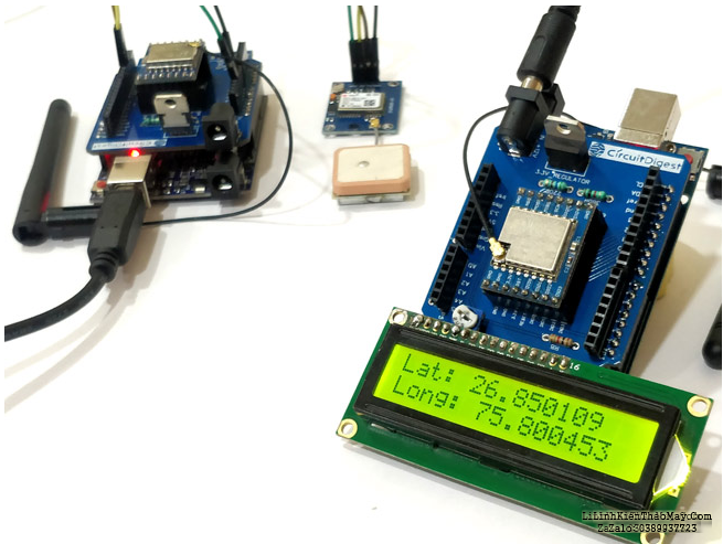Arduino LoRa GPS Tracker Hoạt động