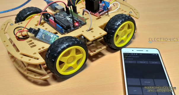 Điều khiển Robot bằng Bluetooth sử dụng Arduino