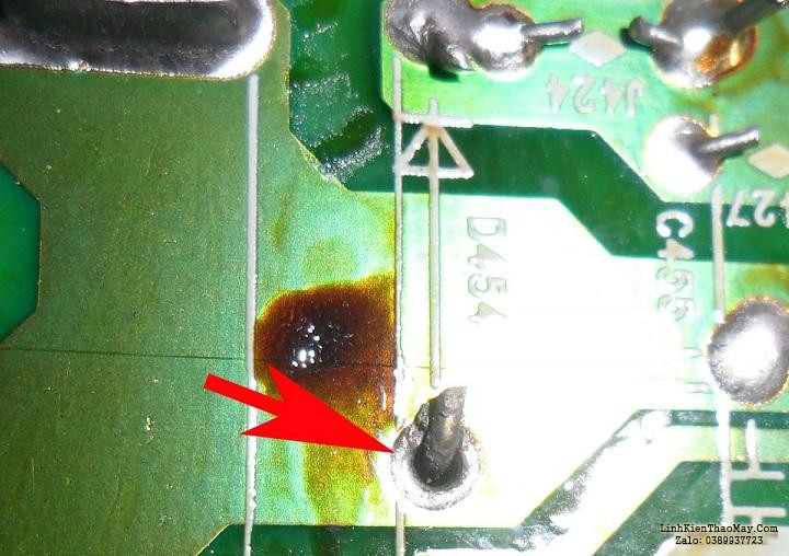 diode bị chập trong crt tv