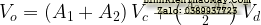 V_o =  left (A_1 + A_2  right) V_c +  left ( frac {A_2-A_1} {2}  right) V_d